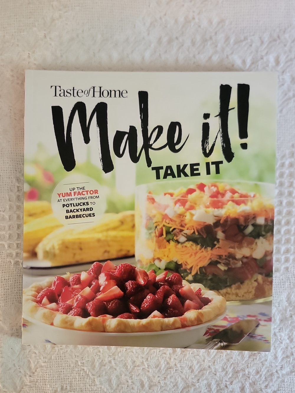 Taste of Home Make It! Take It Cookbook - White/Cream Cover